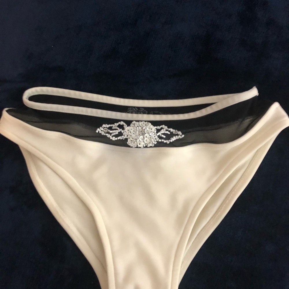 Feeling Black and White Bikini Bottom